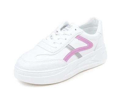 Кроссовки Fashion 568 біло-бузкові (35-40) Белый 38