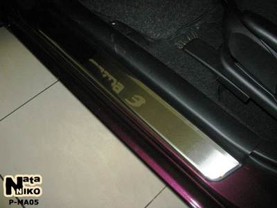 Накладки на пороги Mazda 3 I 2003-2008 premium NataNiko P-MA05