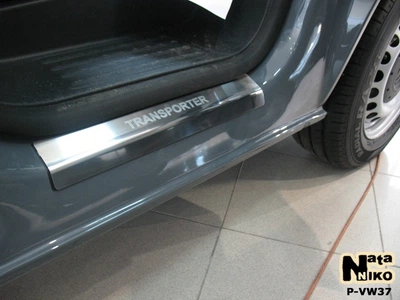 Накладки на пороги Volkswagen T5/T6/Multivan 2003- premium NataNiko P-VW37