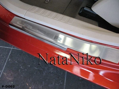 Накладки на пороги Dodge Caliber 2006- premium NataNiko P-DO02