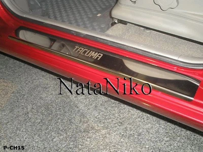 Накладки на пороги Chevrolet Tacuma 2000-2008 premium NataNiko P-CH15