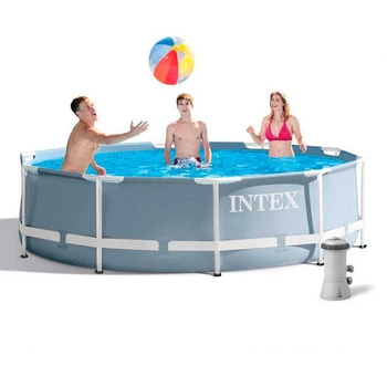 Каркасний круглий басейн Intex Prism Frame Set на 4485 л 305х76 см із насос-фільтром 26702 NP