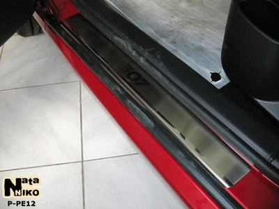Накладки на пороги Peugeot 307 5D 2001-2008 premium NataNiko P-PE12