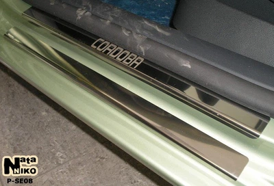 Накладки на пороги Seat Cordoba III 5D 2003-2009 premium NataNiko P-SE08