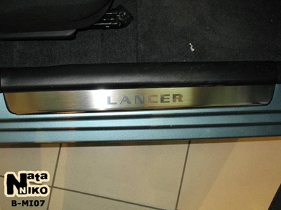 Накладки на пороги Mitsubishi Lancer IX 2000-2007 premium NataNiko P-MI07