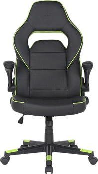 Игровое кресло 2E Gaming HEBI Black/Green (2E-GC-HEB-BK)