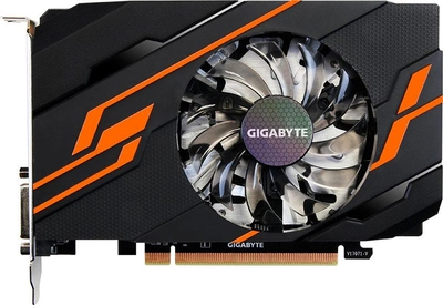 Відеокарта Gigabyte PCI-Ex GeForce GT 1030 OC 2GB GDDR5 (64bit) (1265/6008) (DVI, HDMI) (GV-N1030OC-2GI) (SN213841001020) - Уцінка