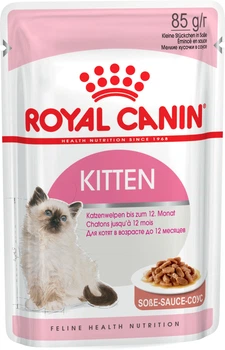 Вологий корм для кішок Royal Canin Kitten Instinctive Gravy у соусі 85 г