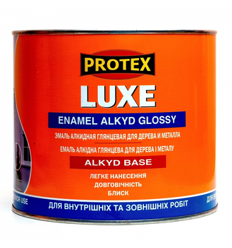 Эмаль Protex LUXE, глянц, Зеленая, 2.7кг (2.1л)