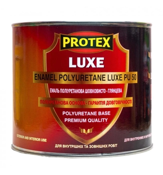 Эмаль Protex LUXE PU-50, полиуретановая, Темный шоколад, 2.4кг