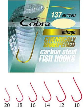 Гачки Cobra Mirage №20 10шт (C137R-020)