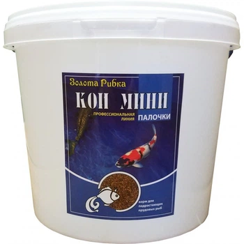Корм для аквариумных рыб Золота рибка Кои Мини ведро 5л 1,5 кг