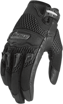 Моторукавички Icon Women's Twenty-Niner, L, Чорний (861612)