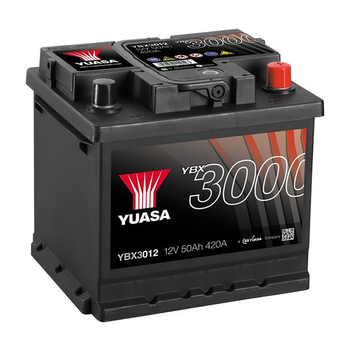 Аккумулятор Yuasa 12V 50Ah SMF Battery YBX3012 (0) [- +]