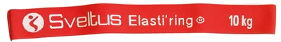 Резинка для фитнеса Sveltus Elasti'ring тканевая 10 кг Красная (SLTS-0154)