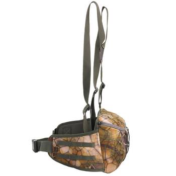 Тактична сумка на пояс для полювання SOLOGNAC 10л X-ACCESS Камуфляж