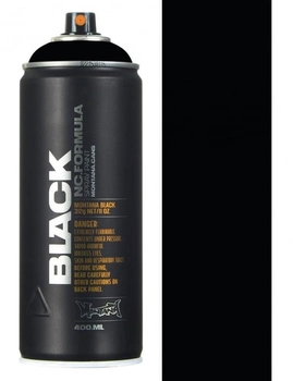 Нитро краска-спрей Montana Black 9001 Черный (Black) 400мл