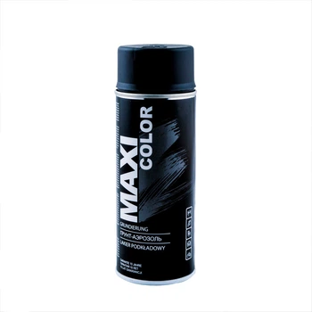 Грунт аэрозольный акриловый Maxi Color Черный 400 мл
