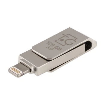 Флешка T&G 128GB USB 3.0/Lightning iPhone