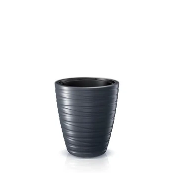 Горшок для цветов Prosperplast Maze 29,6х32,9 см Антрацит (DBMZ300-S433)