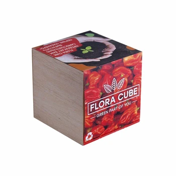 Живой куб Flora Cube «Перец Хабанеро» (25735)