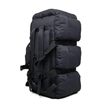 Сумка-рюкзак тактична Kronos xs-90l3 90 л Чорна (gr_009369)