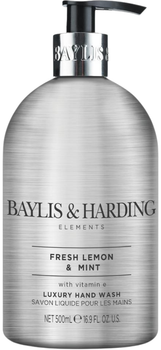 Парфюмированное жидкое мыло для рук Baylis & Harding Elements Lemon & Mint Hand Wash 500 мл