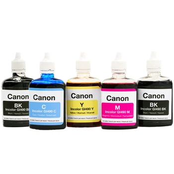 Чернила для принтера Canon "INCOLOR" 5x90г, Black, Black Pigment, Cyan, Magenta, Yellow