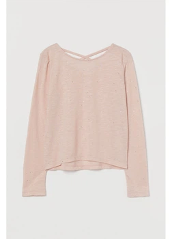 Лонгслів із мікродефектом H&M 170 Рожевий 0887809_рож.блискітки_01_деф