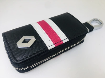 Ключница для авто KeyHolder Prestige Car RENAULT Черно-белая с красным