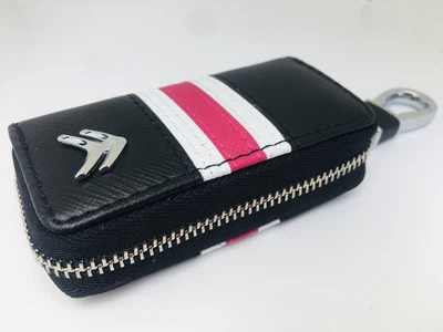 Ключница для авто KeyHolder Prestige Car CITROEN Черно-белая с красным