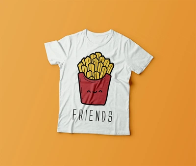 Футболка YOUstyle Friends 0177 128(10Y) White