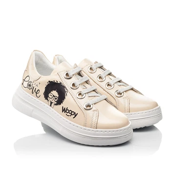 Кеды Woopy Fashion 39 бежевый (9143)