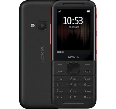 Телефон кнопочний Nokia 5310 чорно-червоний