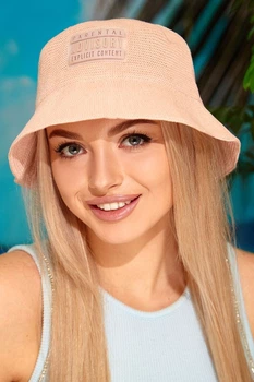 Панама вязаная мягкая Parental Advisory Braxton 4959 кремовый