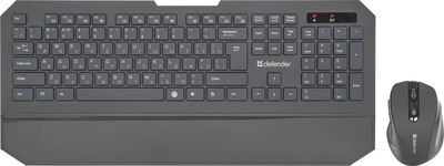 Комплект Defender Wireless Berkeley C-925 Black (клавиатура+мышь)
