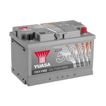 Аккумулятор Yuasa 12V 75Ah Silver High Performance Battery YBX5100 (0) [- +]