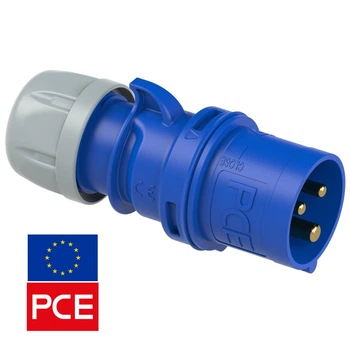 Вилка кабельна PCE 013-6 IP44 2P+PE 16A 230V (силовая)