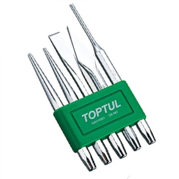 Комплект зубил и выколоток 5 шт. Toptul (hoz0009030)