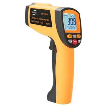 Пирометр инфракрасный Benetech -30-1150°C 50:1 пыле и влагозащищённый корпус (622740)