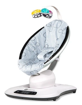 Крісло-гойдалка 4Moms MamaRoo silver plush 817980016910