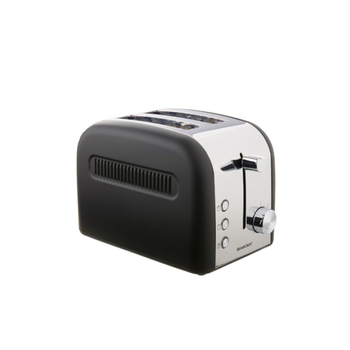 Тостер электрический SilverCrest STS 850 Черный маленький для дома и офиса 7 степеней обжаривания хлеба функция разморозки и подогрева