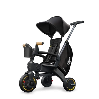 Складний триколісний велосипед Doona Liki Trike S5 Nitro Black