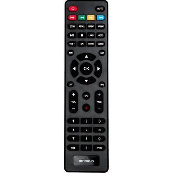 Пульт для DVB-T2 тюнера D-COLOR DC1302HD (DRC-5)