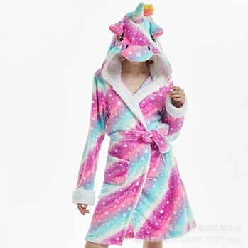 Жіночий халат кігурумі Єдиноріг Strip Star Різнокольоровий Kigurumi kcr0113 M (159-169 см)