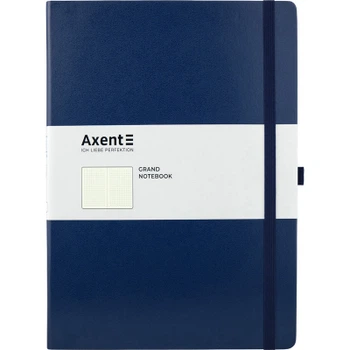Книга записная Axent Partner Grand 295х210 мм A4 100 листов в точку Синяя (8303-02-A)