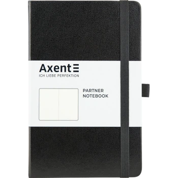 Книга записная Axent Partner 125х195 мм без линовки 96 листов Черная (8307-01-A)