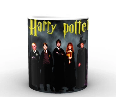 Чашка Harry Potter Гарри Поттер ученики Хогвартса HP.02.012 Белая