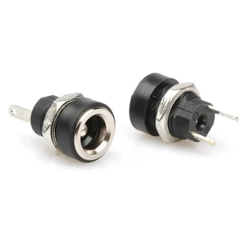 DC гнездо, разъем питания 5.5x 2.1mm (Мама) Врезное