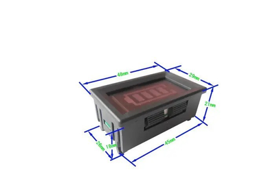 LED індикатор заряду/розряду акумуляторів li-ion / Li-pol 4S 16.8 V в корпусе